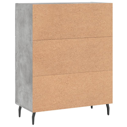 Sideboard Betongrau 69,5x34x90 cm Holzwerkstoff