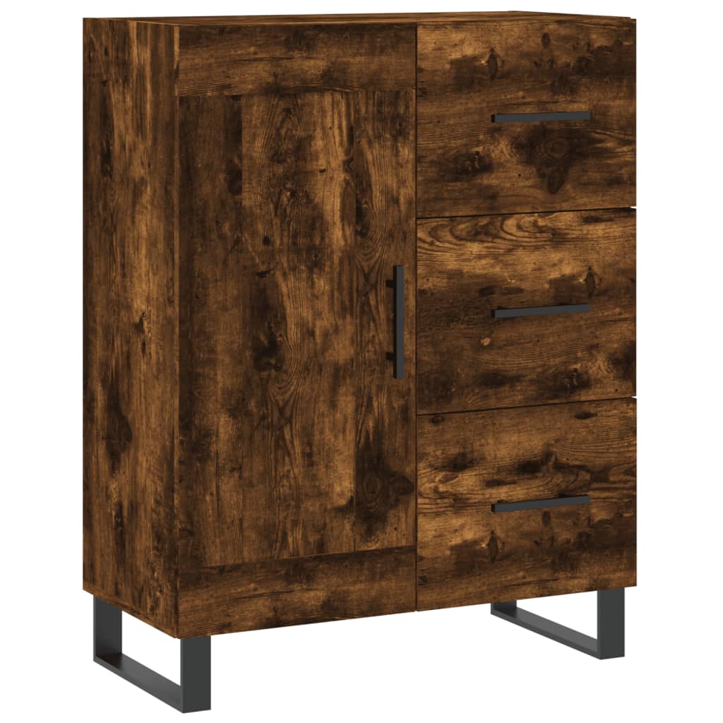 Sideboard Räuchereiche 69,5x34x90 cm Holzwerkstoff