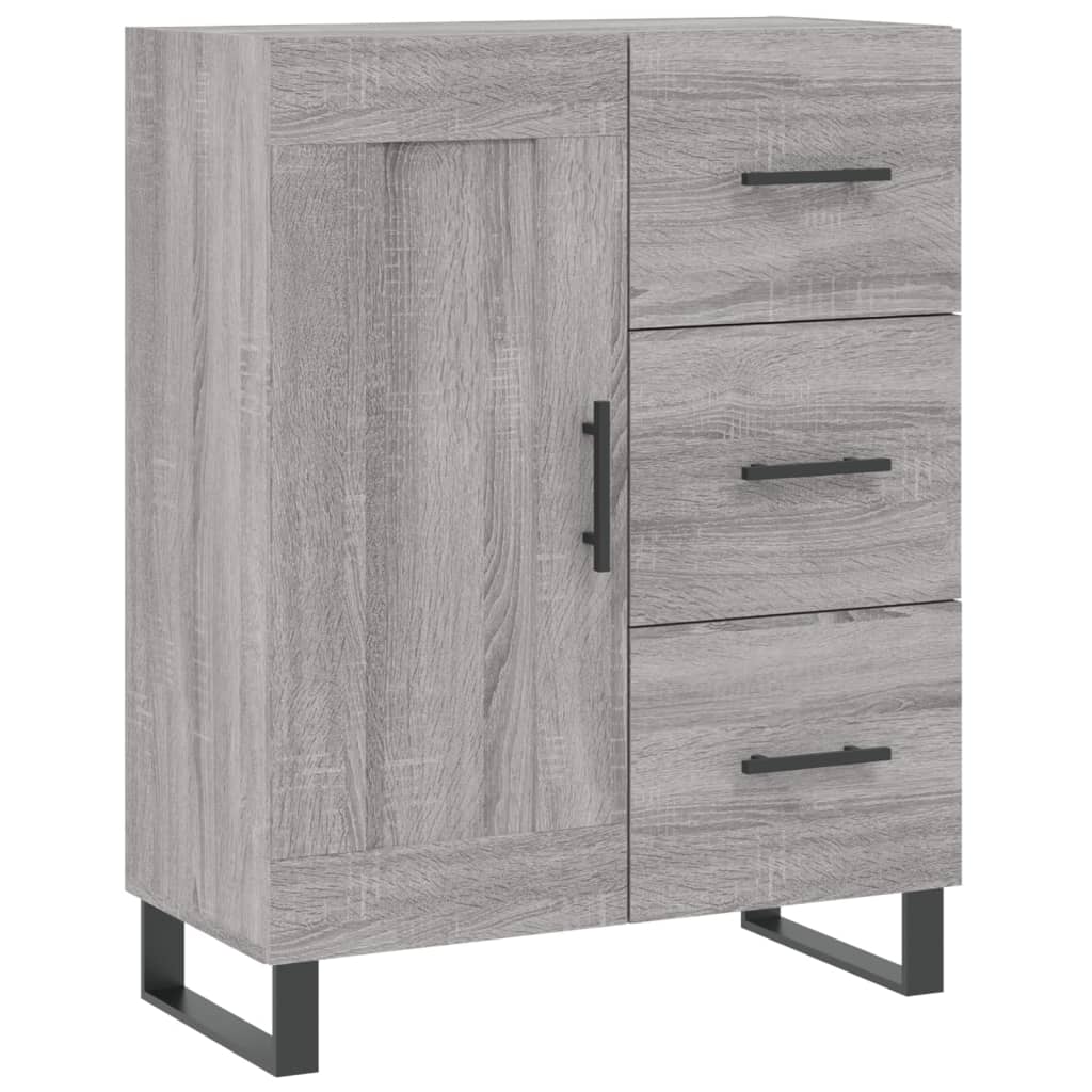 Sideboard Grau Sonoma 69,5x34x90 cm Holzwerkstoff
