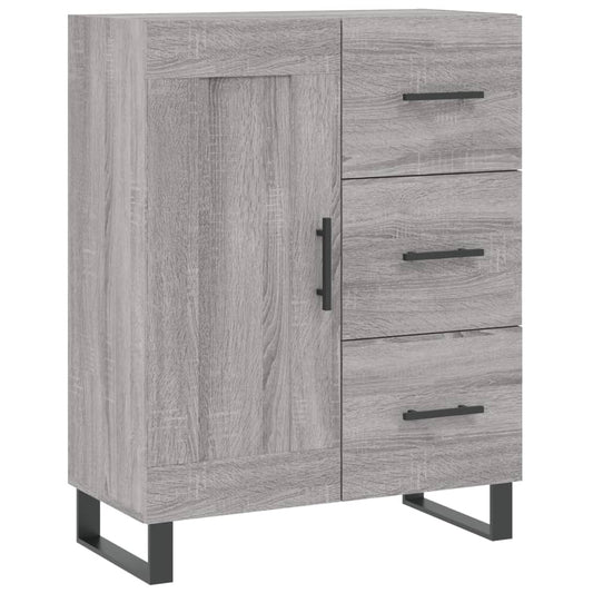 Sideboard Grau Sonoma 69,5x34x90 cm Holzwerkstoff