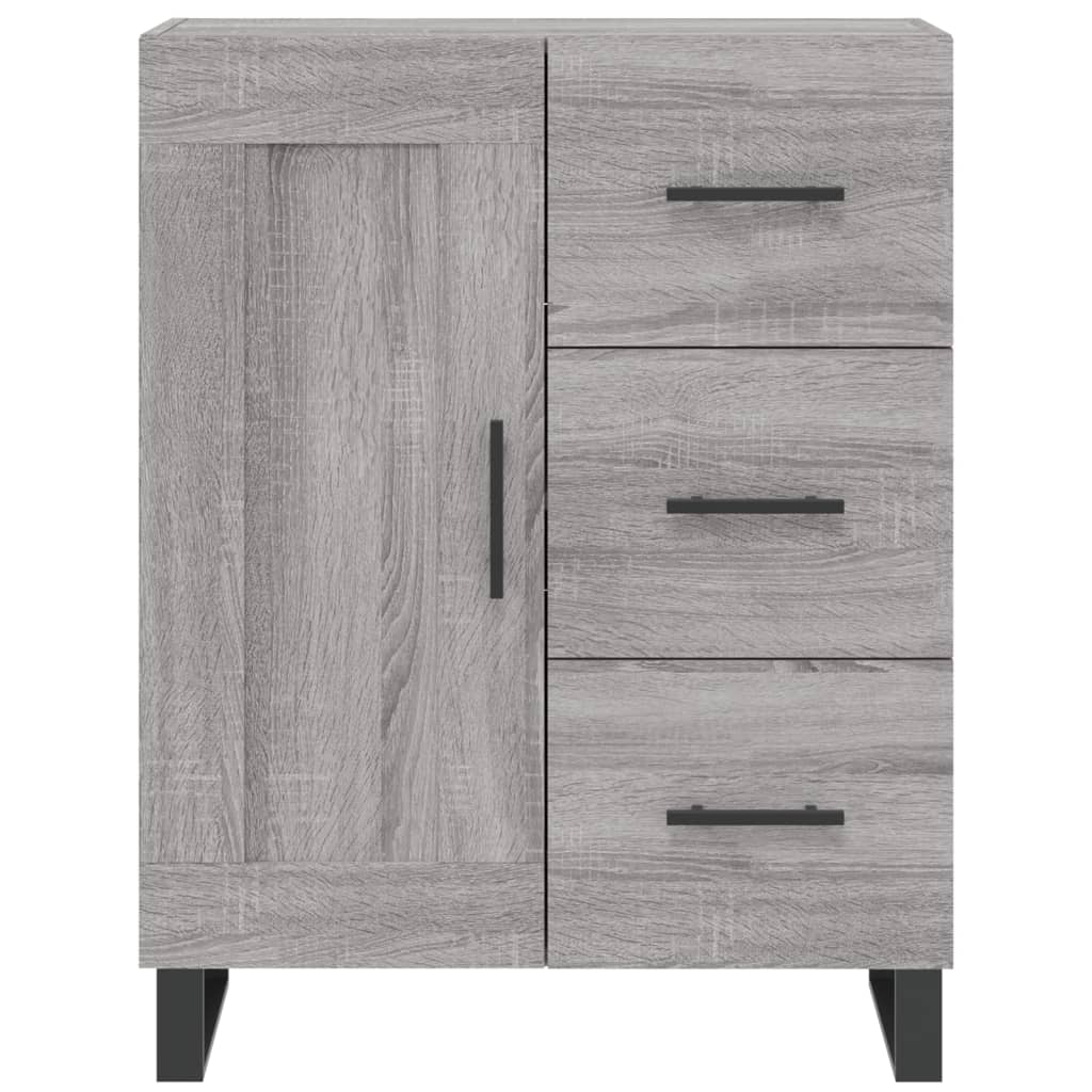 Sideboard Grau Sonoma 69,5x34x90 cm Holzwerkstoff