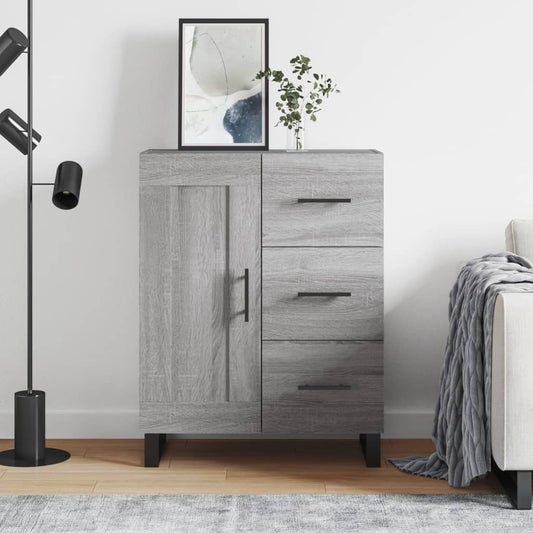 Sideboard Grau Sonoma 69,5x34x90 cm Holzwerkstoff