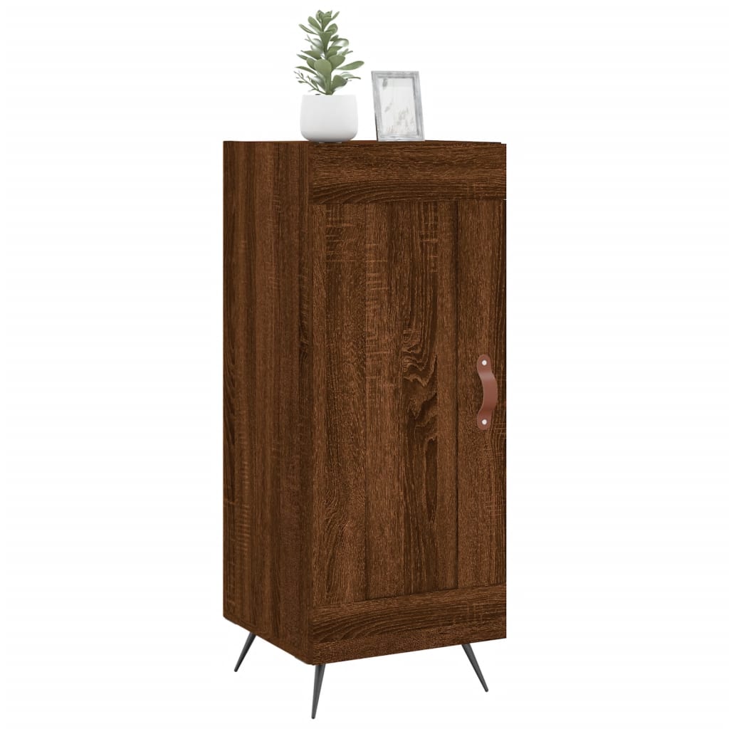 Skænk Brun Eg Look 34,5x34x90 cm Træmateriale