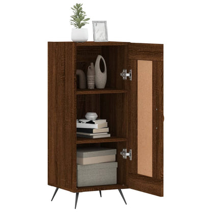 Skænk Brun Eg Look 34,5x34x90 cm Træmateriale