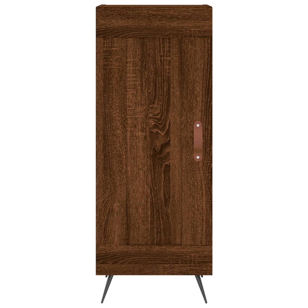 Skænk Brun Eg Look 34,5x34x90 cm Træmateriale