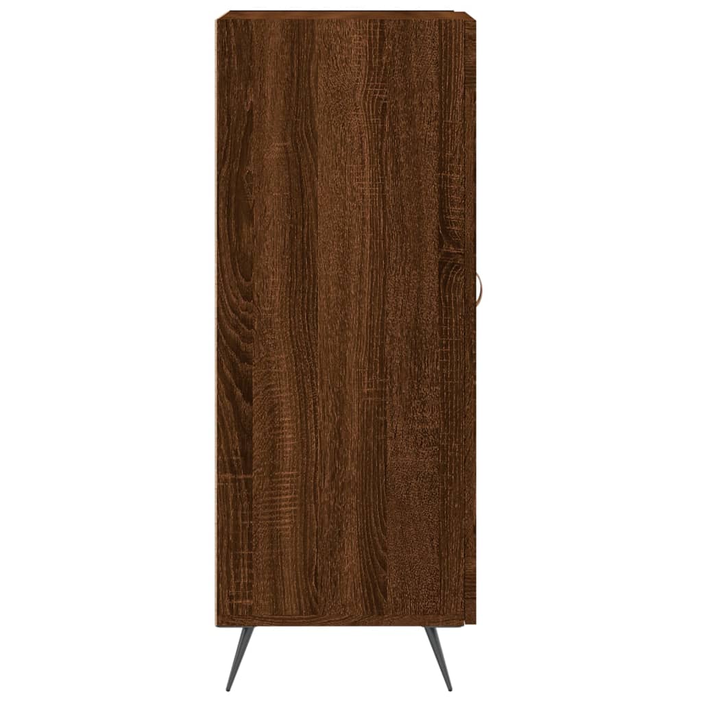 Skænk Brun Eg Look 34,5x34x90 cm Træmateriale
