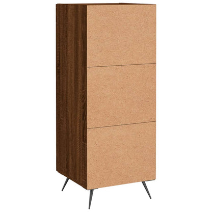 Skænk Brun Eg Look 34,5x34x90 cm Træmateriale