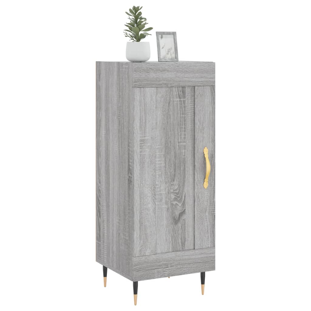 Sideboard Grau Sonoma 34,5x34x90 cm Holzwerkstoff