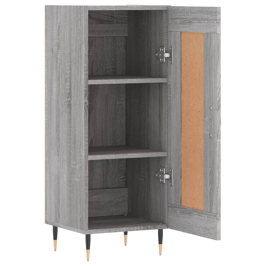 Sideboard Grau Sonoma 34,5x34x90 cm Holzwerkstoff