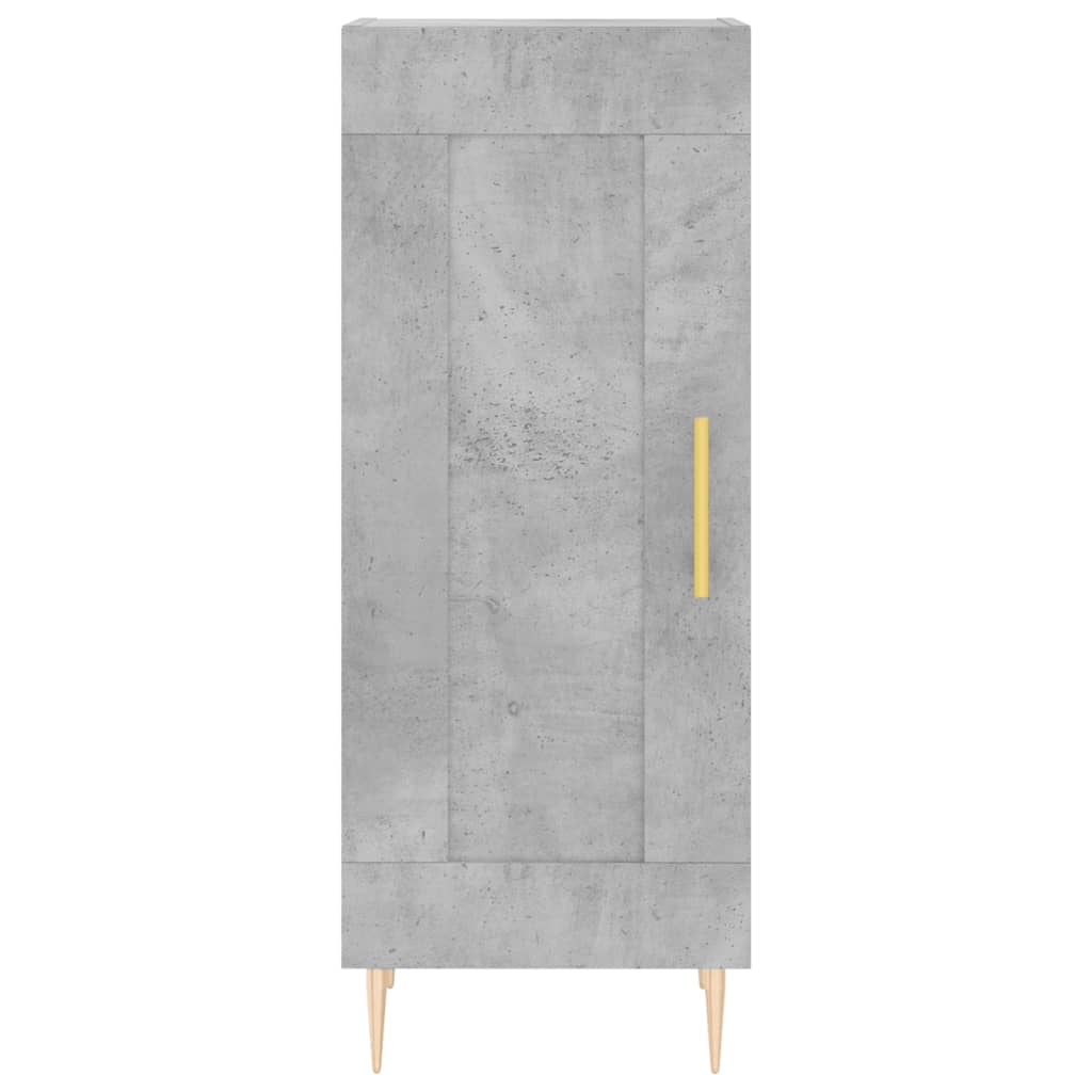 Sideboard Betongrau 34,5x34x90 cm Holzwerkstoff