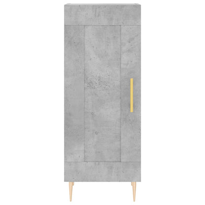 Sideboard Betongrau 34,5x34x90 cm Holzwerkstoff