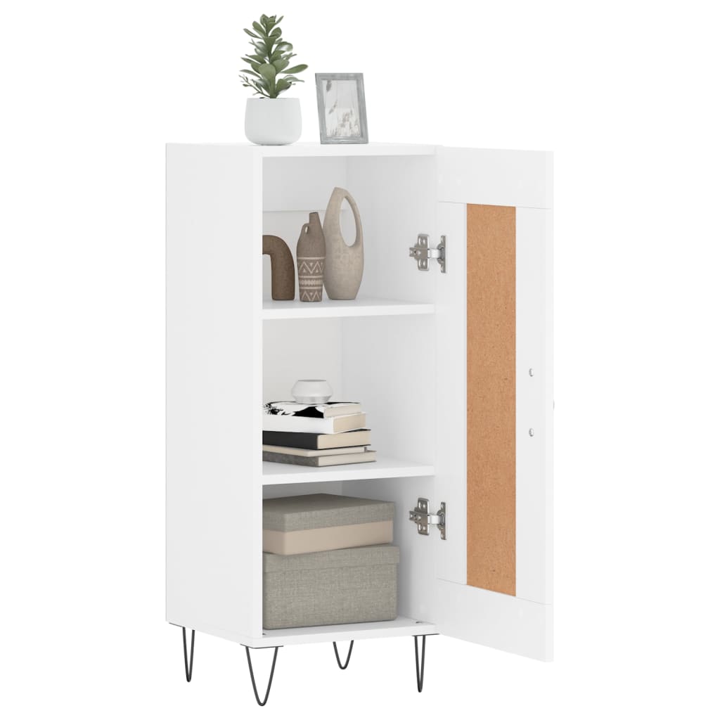 Sideboard Weiß 34,5x34x90 cm Holzwerkstoff