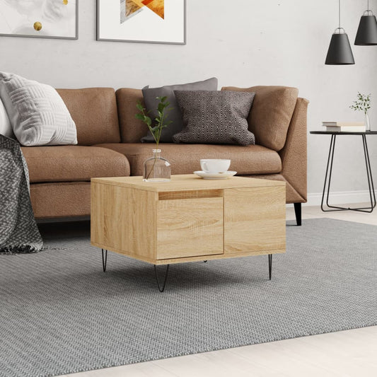 Sofabord Sonoma eg 55x55x36,5 cm træmateriale