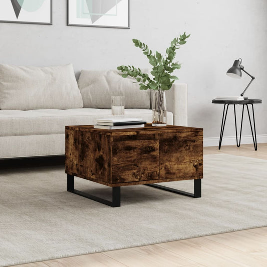 Couchtisch Räuchereiche 55x55x36,5 cm Holzwerkstoff