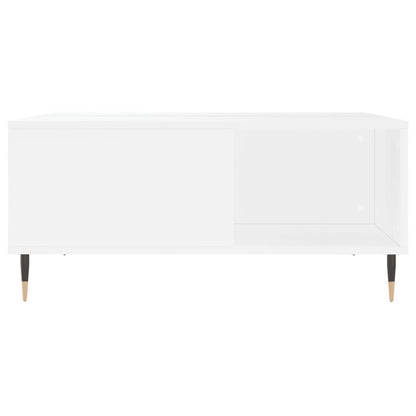 Sofabord Hvid 80x80x36,5 cm Træ Materiale
