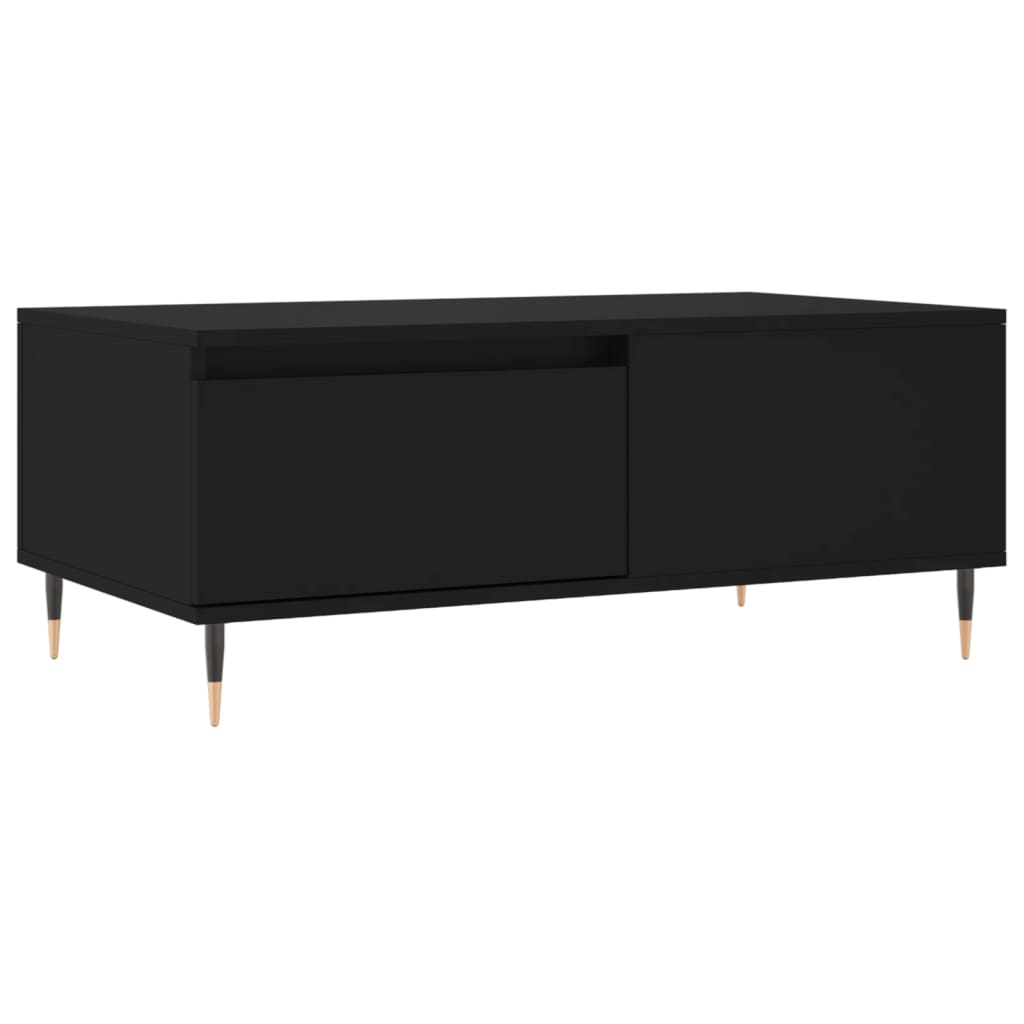 Sofabord Sort 90x50x36,5 cm Træ Materiale