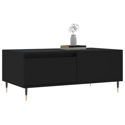 Sofabord Sort 90x50x36,5 cm Træ Materiale