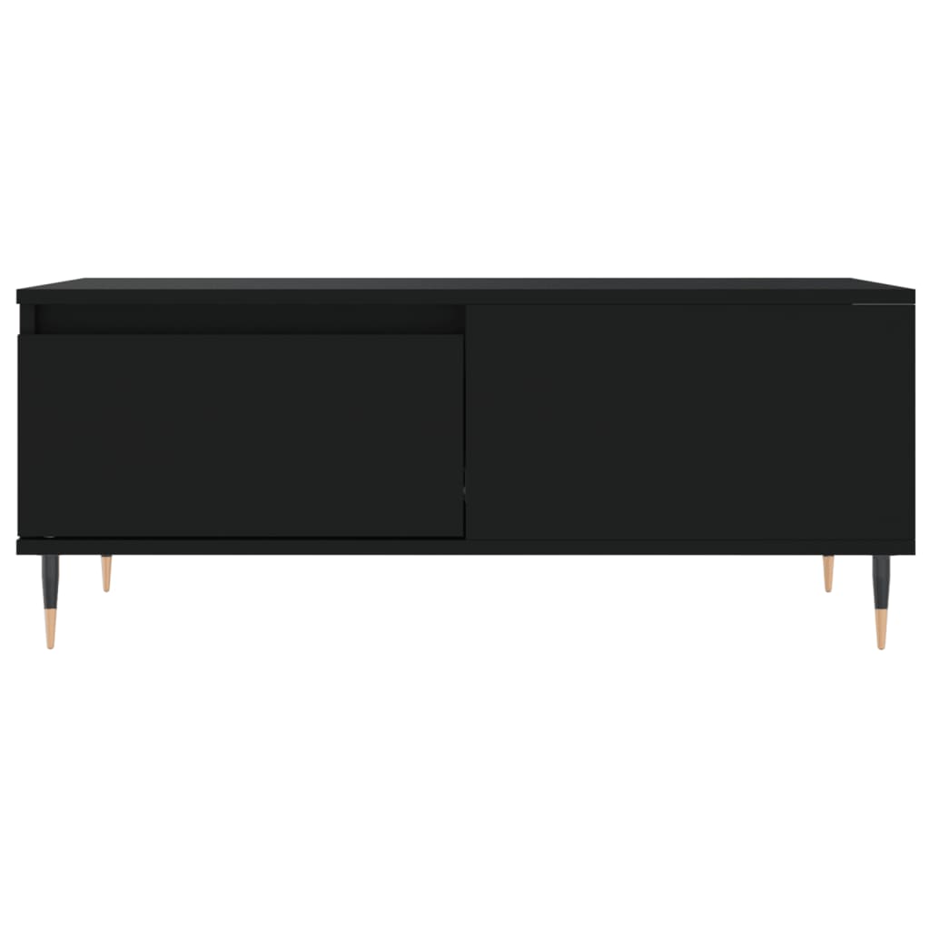 Sofabord Sort 90x50x36,5 cm Træ Materiale