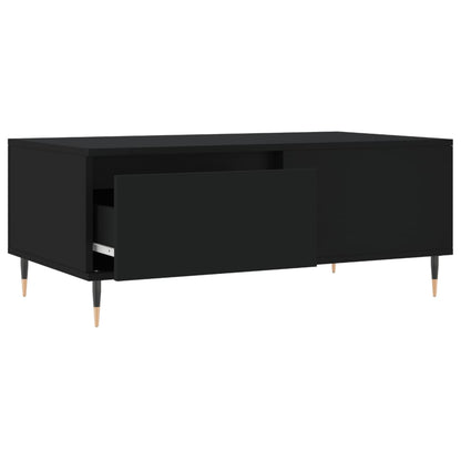 Sofabord Sort 90x50x36,5 cm Træ Materiale