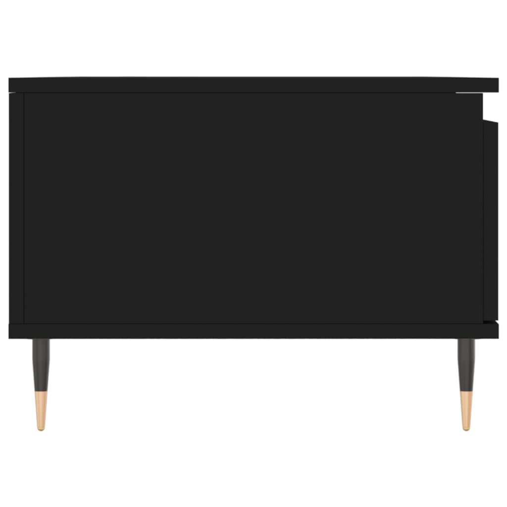 Sofabord Sort 90x50x36,5 cm Træ Materiale