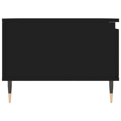 Sofabord Sort 90x50x36,5 cm Træ Materiale