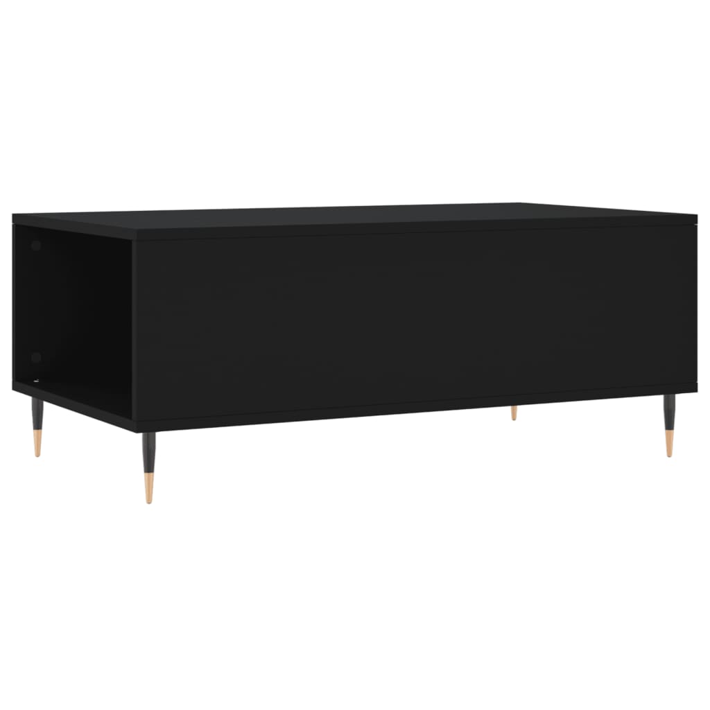 Sofabord Sort 90x50x36,5 cm Træ Materiale