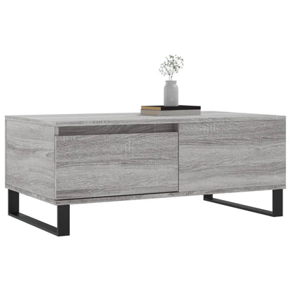 Couchtisch Grau Sonoma 90x50x36,5 cm Holzwerkstoff