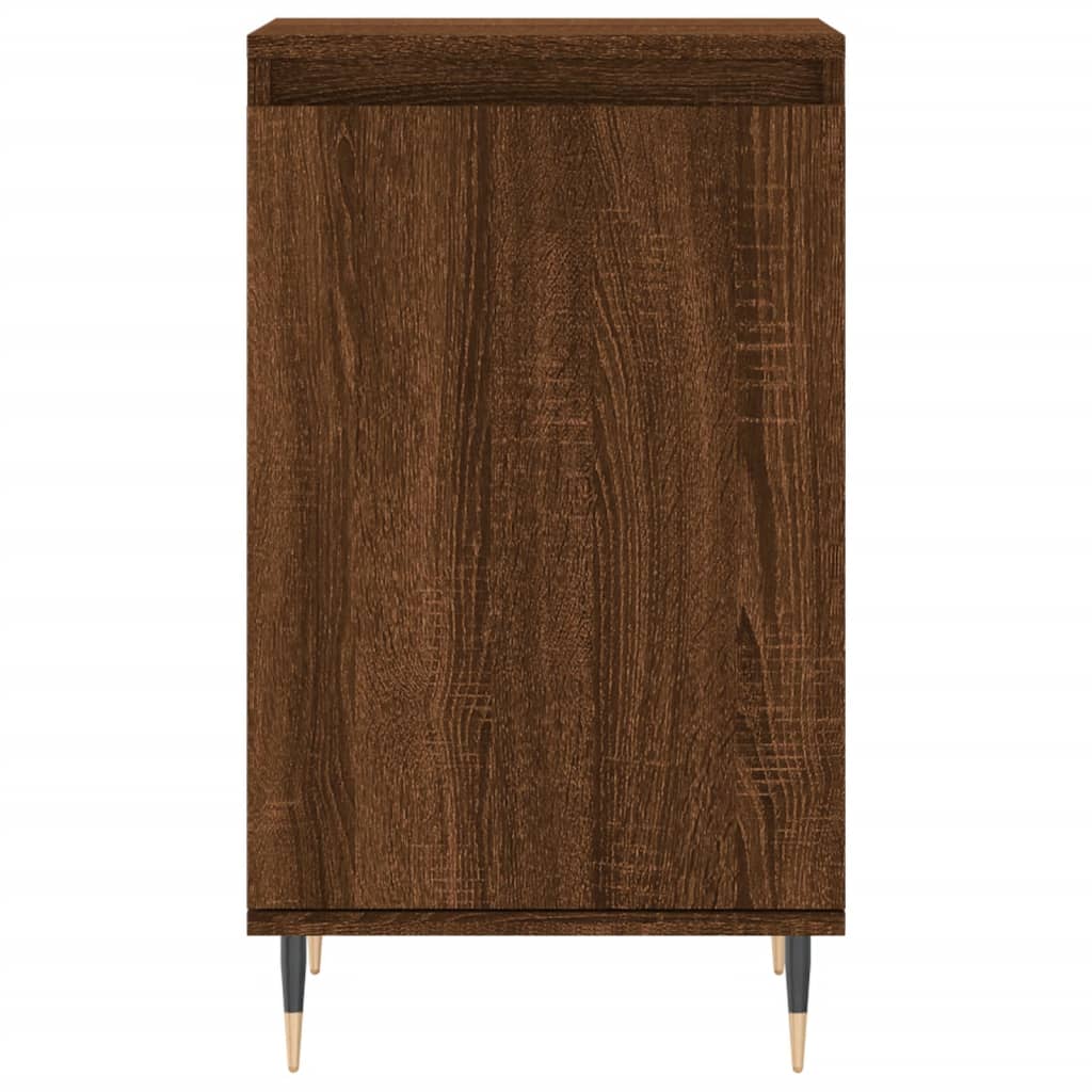 Skænke 2 stk Brun eg look 40x35x70 cm træmateriale