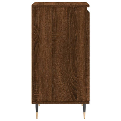 Skænke 2 stk Brun eg look 40x35x70 cm træmateriale