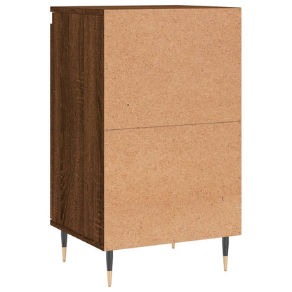 Skænke 2 stk Brun eg look 40x35x70 cm træmateriale