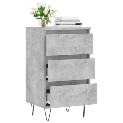 Sideboard Betongrau 40x35x70 cm Holzwerkstoff