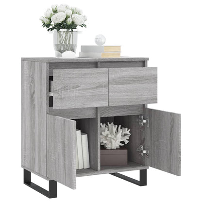 Sideboard Grau Sonoma 60x35x70 cm Holzwerkstoff