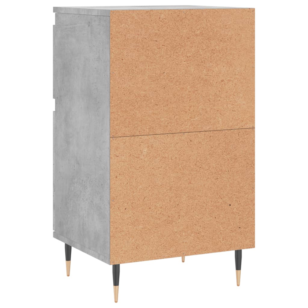 Sideboard Betongrau 40x35x70 cm Holzwerkstoff