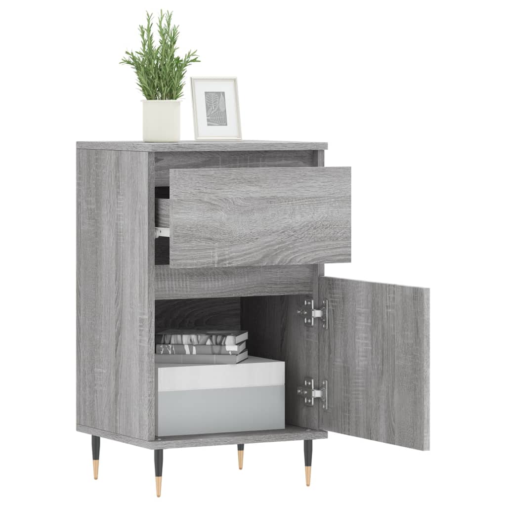 Sideboard Grau Sonoma 40x35x70 cm Holzwerkstoff