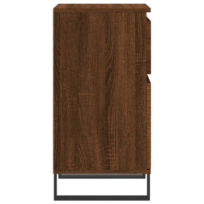 Sideboards 2 Stk. Braun Eichen-Optik 40x35x70 cm Holzwerkstoff