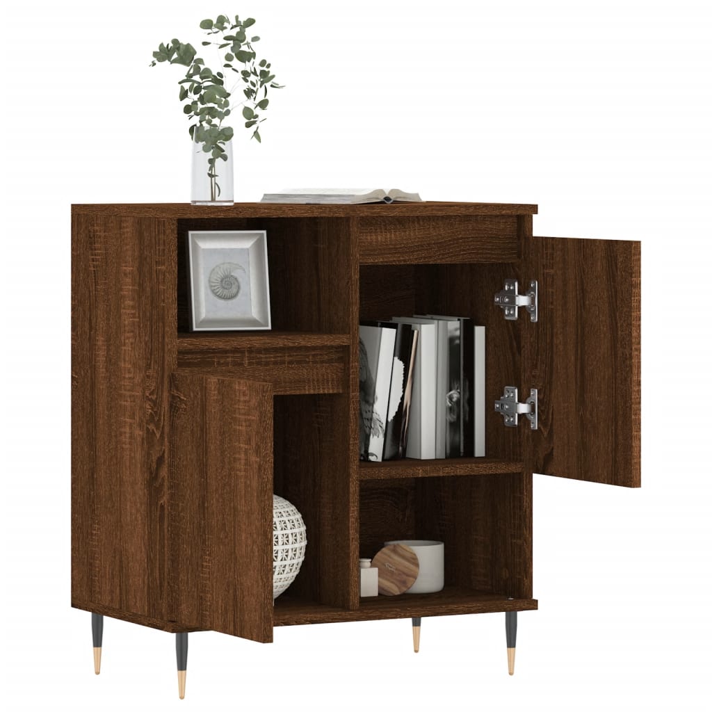 Sideboard Braun Eichen-Optik 60x35x70 cm Holzwerkstoff