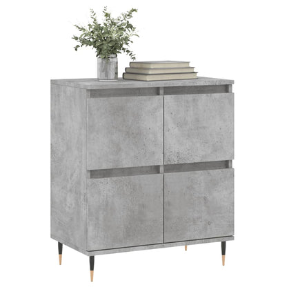 Sideboard Betongrau 60x35x70 cm Holzwerkstoff