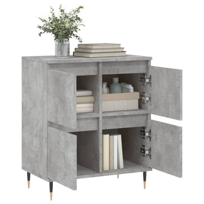 Sideboard Betongrau 60x35x70 cm Holzwerkstoff