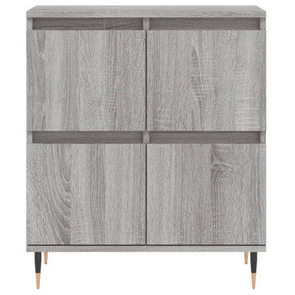 Skænk Grå Sonoma 60x35x70 cm Træmateriale