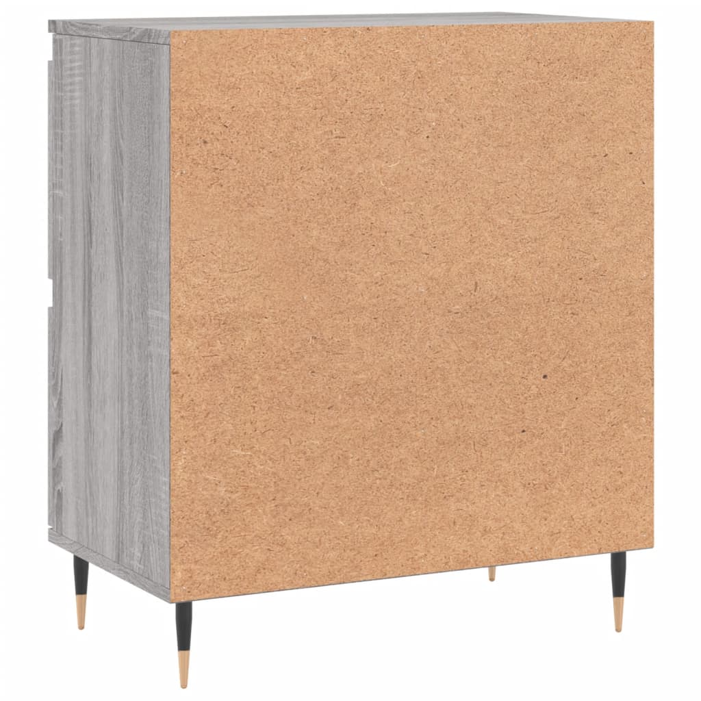 Skænk Grå Sonoma 60x35x70 cm Træmateriale