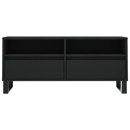 TV-Schrank Schwarz 100x34,5x44,5 cm Holzwerkstoff