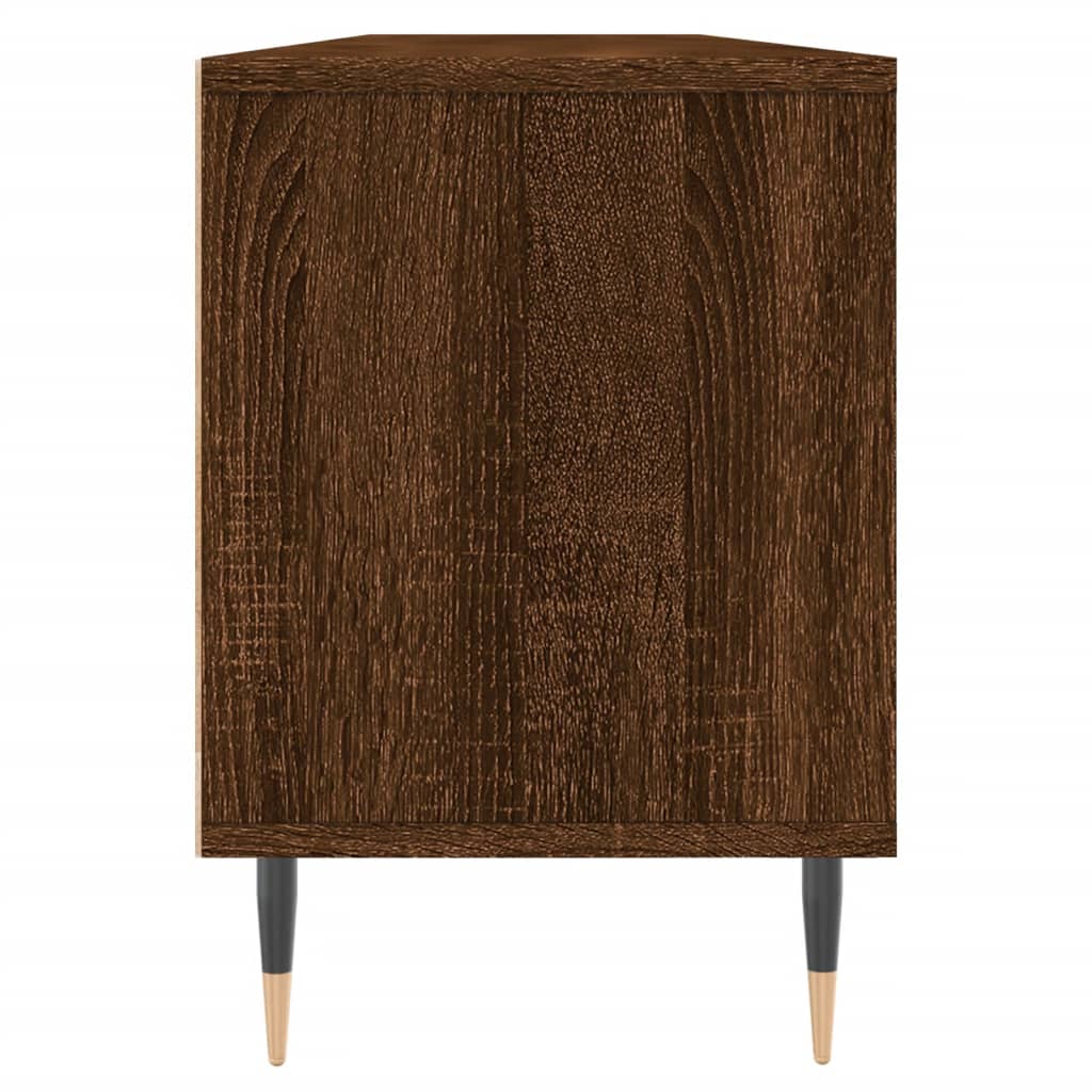 TV-Schrank Braun Eichen-Optik 150x30x44,5 cm Holzwerkstoff