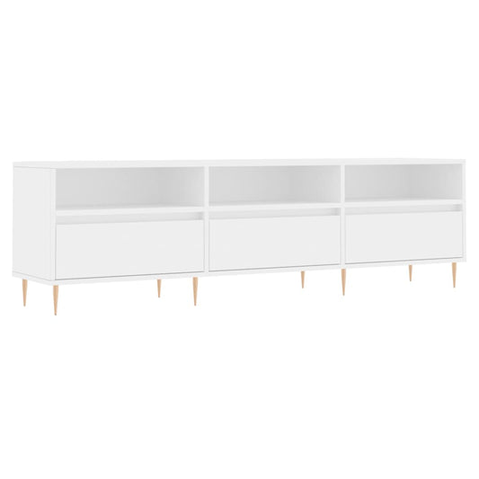 TV-skab Hvid 150x30x44,5 cm Træ Materiale