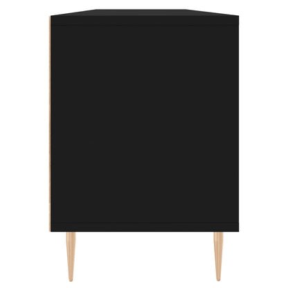 TV-skab Sort 150x30x44,5 cm Træ Materiale