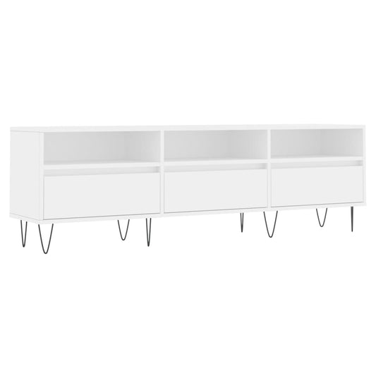 TV-skab Hvid 150x30x44,5 cm Træ Materiale