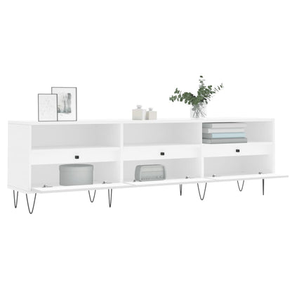 TV-skab Hvid 150x30x44,5 cm Træ Materiale