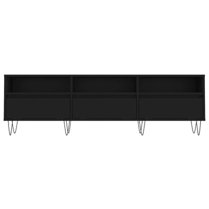 TV-Schrank Schwarz 150x30x44,5 cm Holzwerkstoff