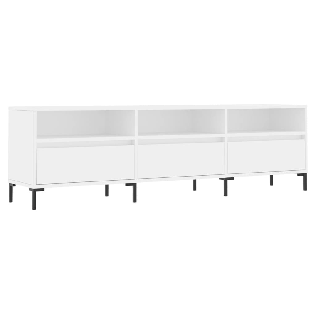 TV-skab Hvid 150x30x44,5 cm Træ Materiale