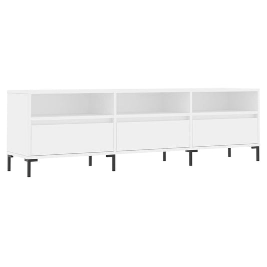 TV-skab Hvid 150x30x44,5 cm Træ Materiale