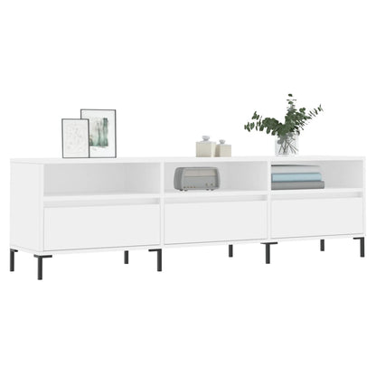 TV-skab Hvid 150x30x44,5 cm Træ Materiale